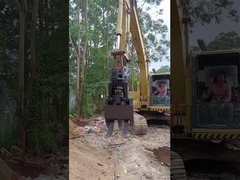 GuangLin graafmachine met steen / hout grijper