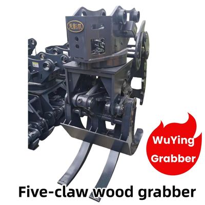 WuYing graafmachine met vijf klauwen Houtgraafmachine pak voor 11-16 ton graafmachine