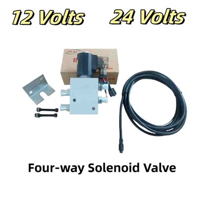 Vierweg-solenoïde klep voor graafmachine 12 volt / 24 volt