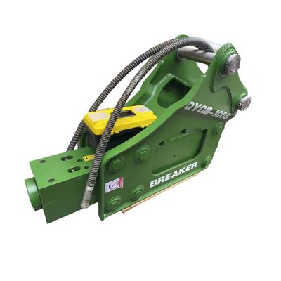 Triangle Hydraulic Breaker Hammer QYGB100 100MM Chisel voor graafmachine van 10-16 ton