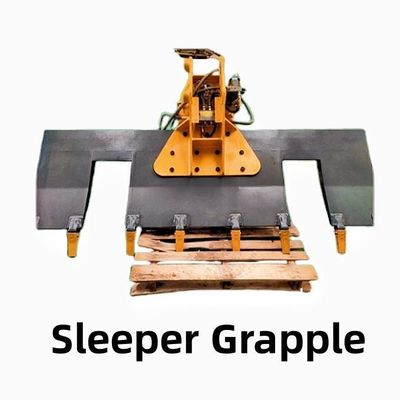 Spoorwegonderhoudsgraafmachine Roterende greep voor grijpen, sorteren, scheuren of afval